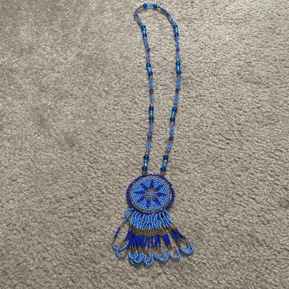 Dreamcatcher Necklace. Made by the Colorado River Indian Tribe.